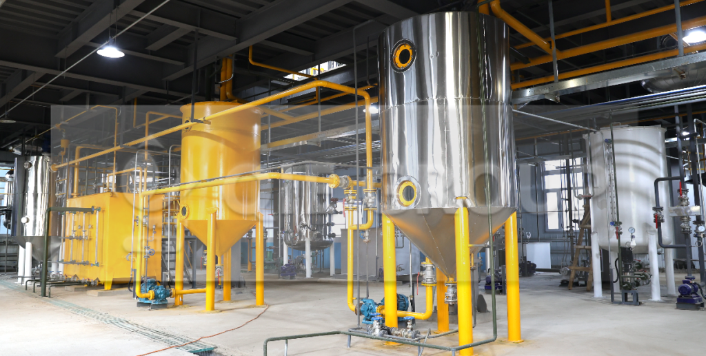 soybean oil refining system