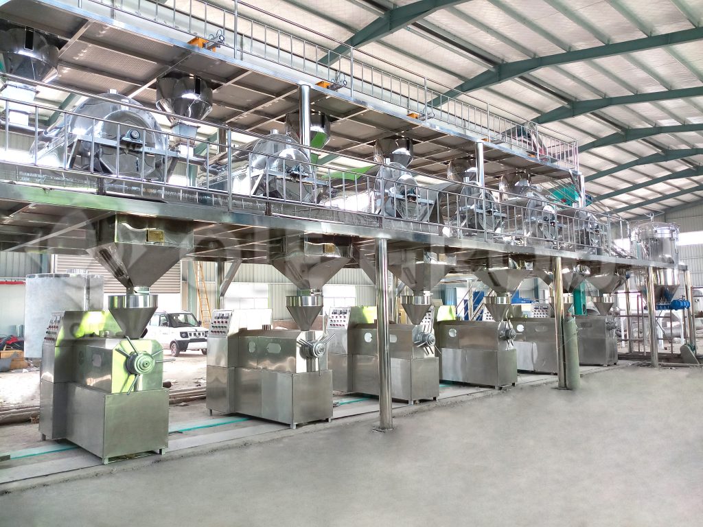 Oil pressing equipment