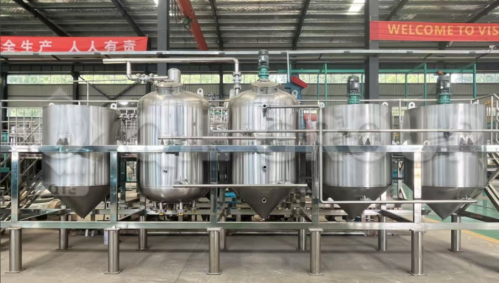 Shea butter oil refining equipment