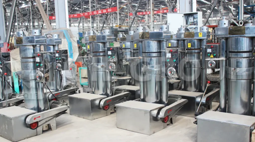 Hydraulic oil press machine
