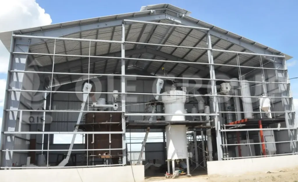Vegetable oil solvent extraction plant
