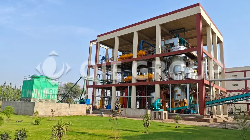 Edible oil solvent extraction is used to extract edible oil