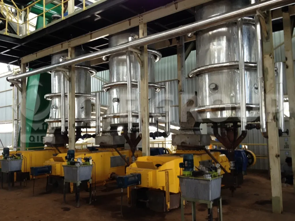 Double screw palm fruit oil press machine for palm oil extraction