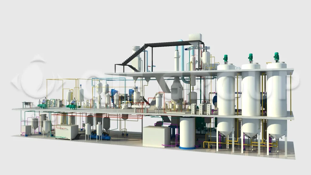 Edible oil refining equipment technology