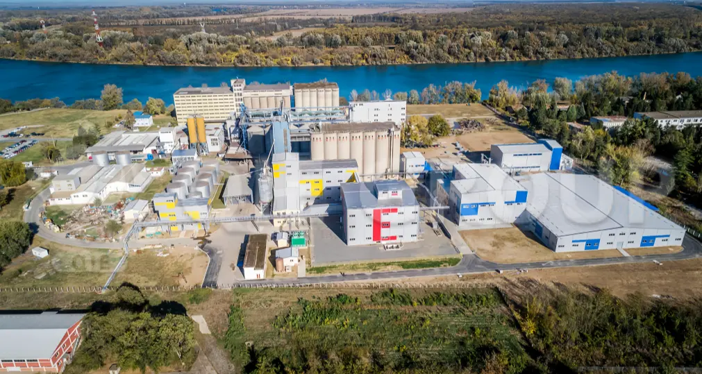 QIE Group edible oil processing plant exterior view