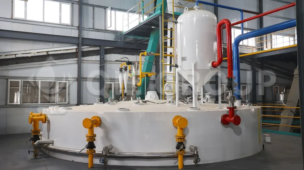 High-efficiency oil extraction process flow improving oil yield