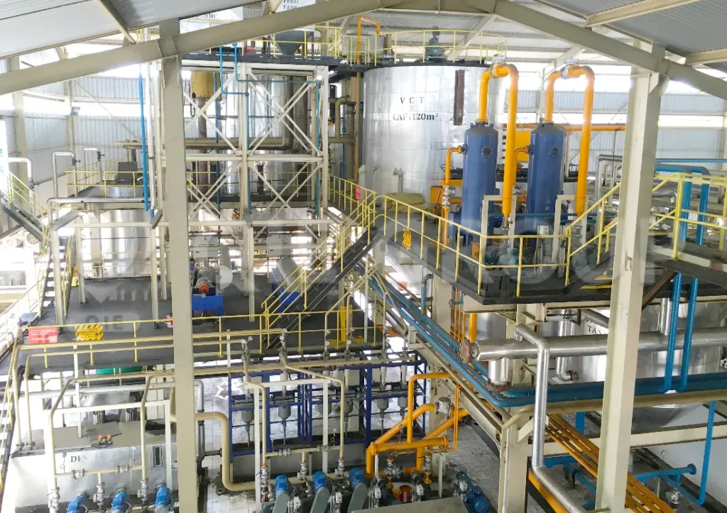 Overview of QIE palm oil processing plant