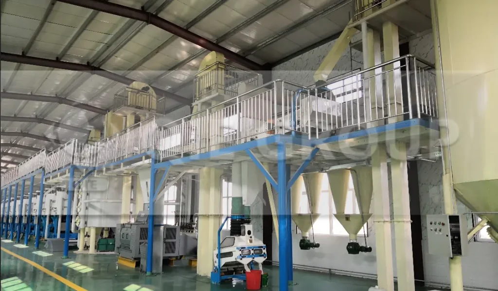 the sunflower seed oil pretreatment workshop equipment is used for cleaning, crushing, steaming, and softening the seeds.