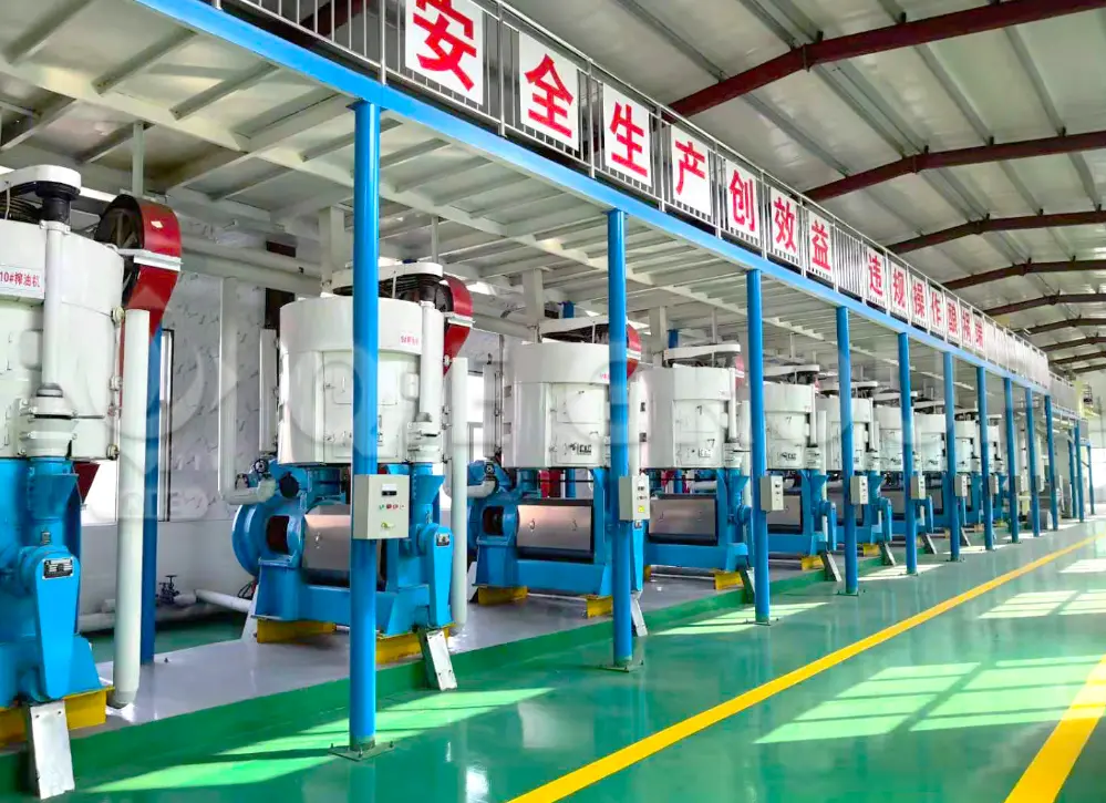 High-efficiency intelligent oil pressing equipment with automated control by QIE Group