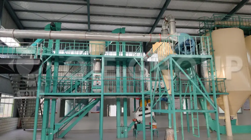 QIE Group peanut pre-treatment line complete equipment set