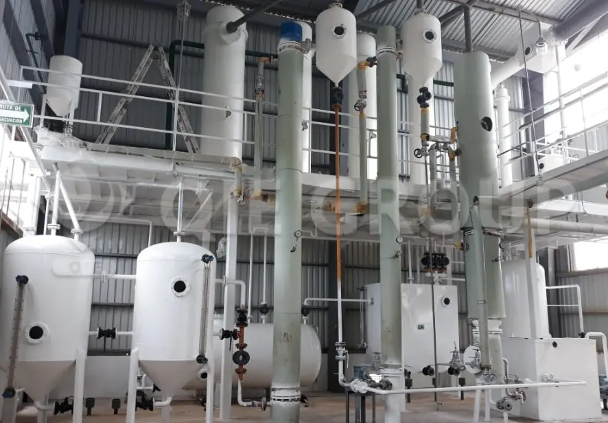 Avocado pomace oil refining equipment for producing high-quality edible oil
