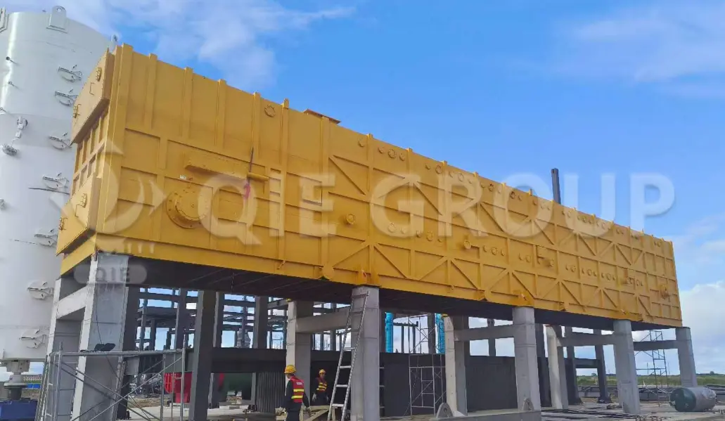 Chain type solvent extractor for edible oil production plant