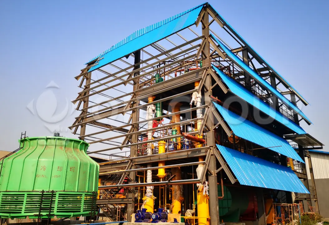 Copra oil extraction plant designed for commercial coconut oil solvent extraction
