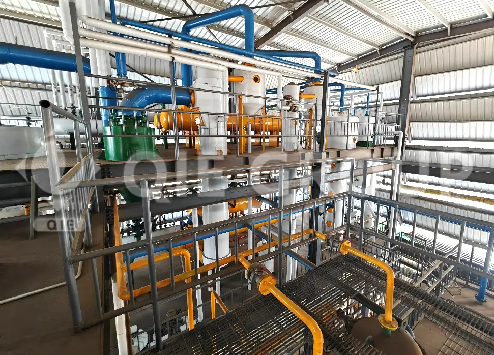 High-efficiency palm fruit pomace extraction plant for maximum oil recovery