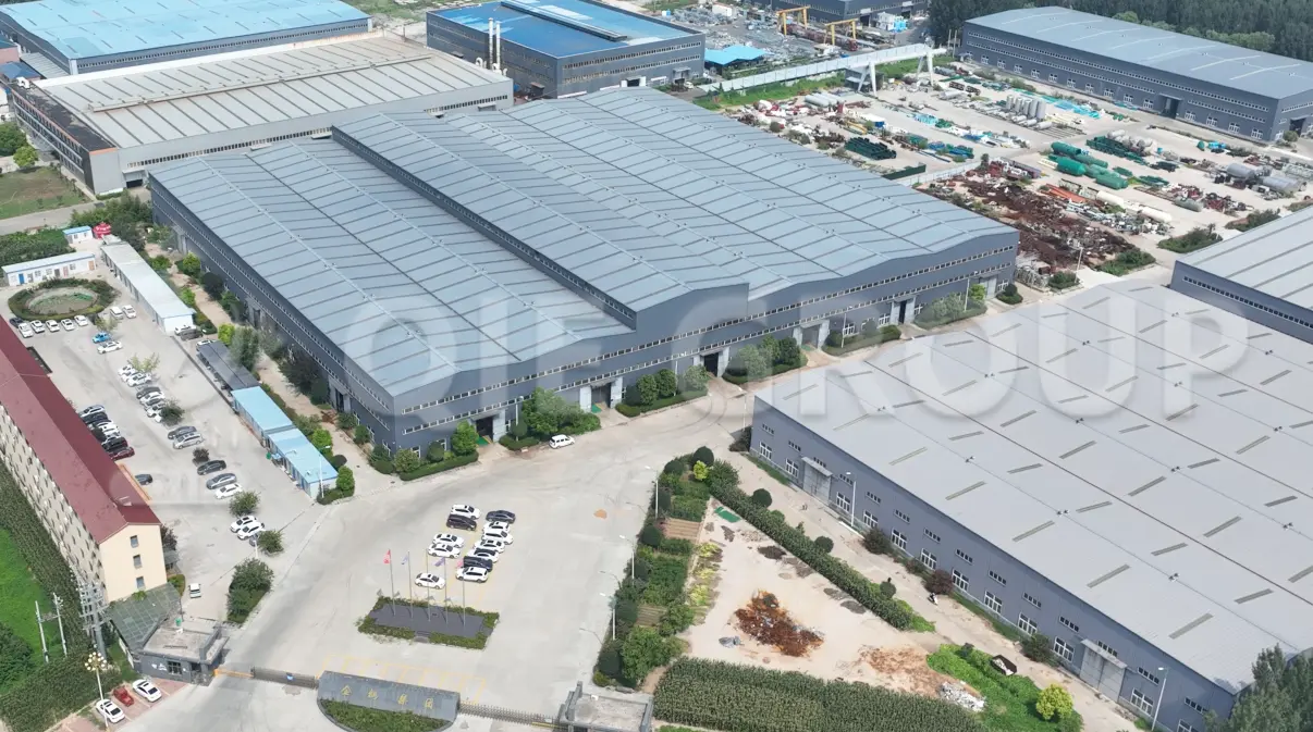 QIE Group manufacturing factory for edible oil processing equipment production and assembly