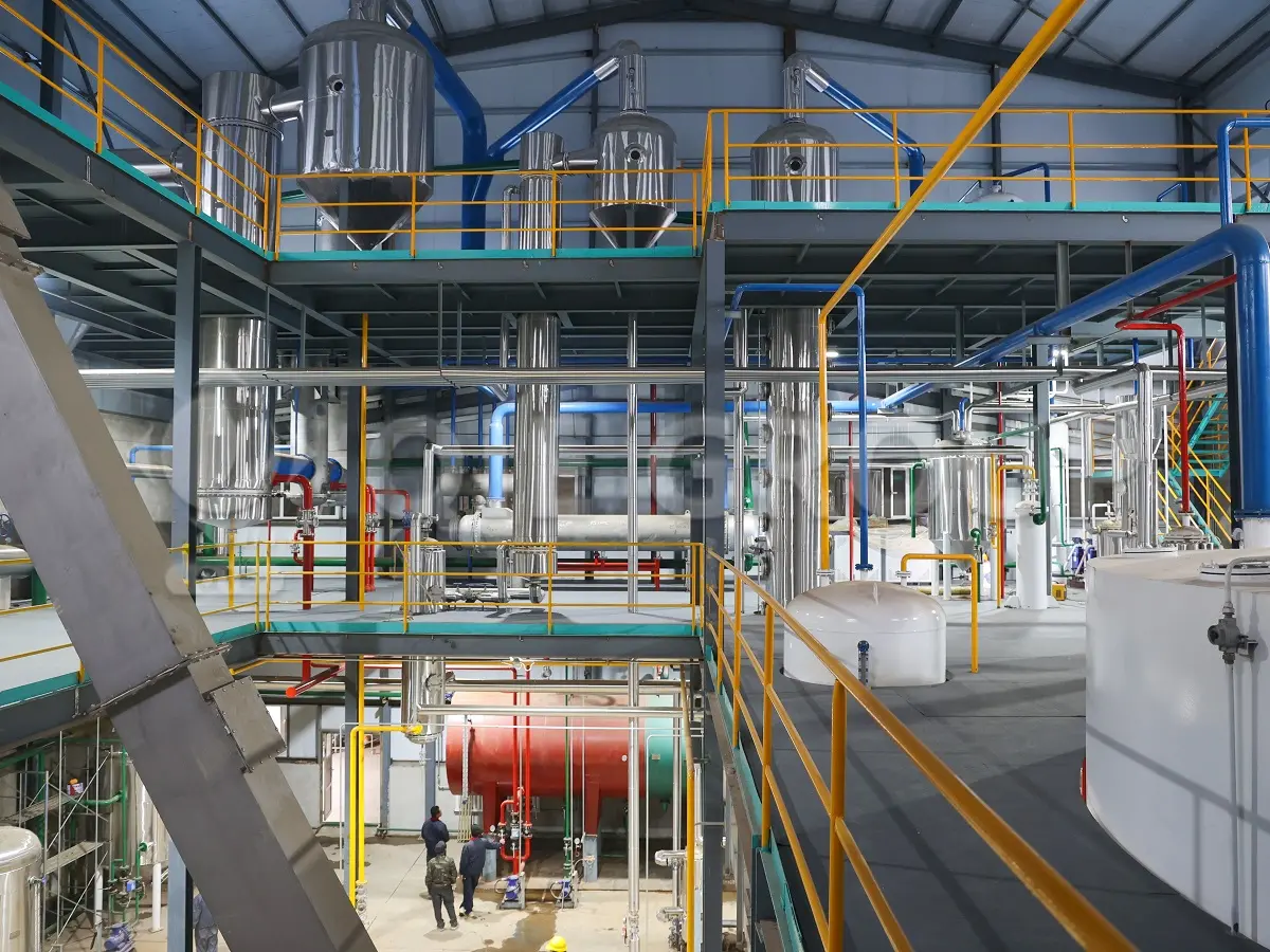 Soybean Oil Evaporation and Solvent Recovery System