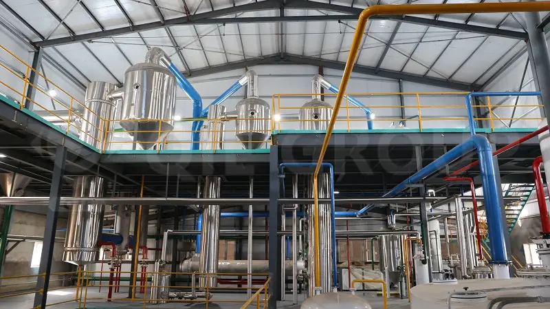 Edible oil refining workshop equipment for vegetable oil processing plant