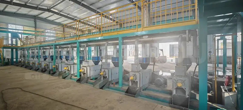 Peanut oil pressing machine for efficient peanut oil extraction in industrial oil mill